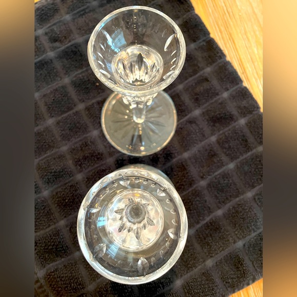 Pair of Waterford Candlesticks - Picture 2 of 4